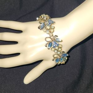 Vintage Floenza Silver Tone Bracelet